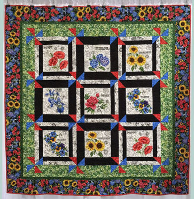 Summer Gardening with Quilt Panels – Quilt Moments